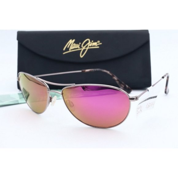 Maui jim BABY BEACH MJ 245-16R Gunmetal Wrap Sunglasses Maui  display picture 3